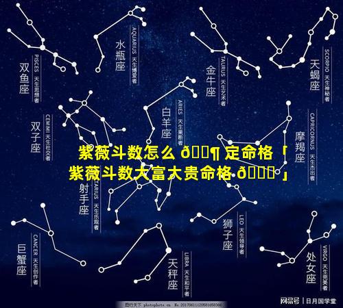 紫薇斗数怎么 🐶 定命格「紫薇斗数大富大贵命格 🐎 」